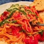 ら・てぃだ　カンカン - トマトソースのスパゲッティー