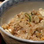 炭焼 おかげさん - 高坂鶏そぼろ炒飯