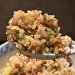炭焼 おかげさん - 高坂鶏そぼろ炒飯
