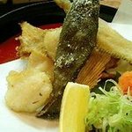 割烹 ゆう介 - 目板かれいのからあげ