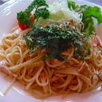 エドマッチョ - 鶏とシソの梅ソースパスタ　