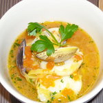 JIYUGAOKA  SIMPLE DISH - サフランの魚介スープで