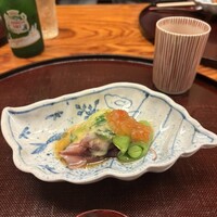 祇園 なん波 - ホタルイカ、スナップエンドウ他