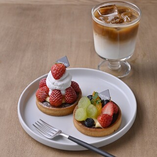 本格タルトと美味しいラテで特別なティータイム♪