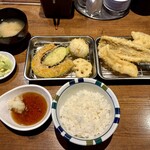 天ぷらの山 箕面本店 - 穴子はお皿に入り切りません！