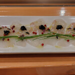 なかさと - ヒラメのカルパッチョ