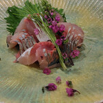 なかさと - 鯵のお造り