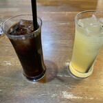 キッチンくま - アイスコーヒー　　リンゴジュース