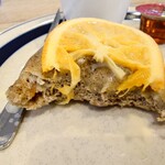 CROCE - そして、チーズの味わい、コク感もしていたし
モッチリ食感のベーグルと溶けたマーガリンが
爽やかさと一体感ある美味しい味わいだった