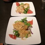 モデスティ - 本日の1皿…エビのハーブマヨネーズ和え♪