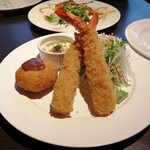 モデスティ - エビフライとクリームコロッケ♪