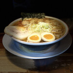 長町ラーメン - ワンタンメン煮卵入り