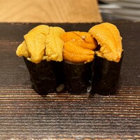 渋谷 鮨 まつもと - ウニ食べ比べ
