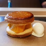 蒼菓 - ☆沖縄県宮古島産キーツマンゴー 焼きたてのミルフィーユ＆パイナップルのソルベ(#^.^#)☆