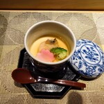 吉祥寺 鮨 天ぷら いわい - 桜の香りの　茶碗蒸し◯