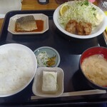 うずめ - 鯖煮＆唐揚げ定食