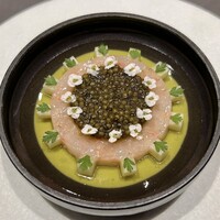 CIRPAS - 甘エビとアスパラガスのコンソメジュレ仕立て