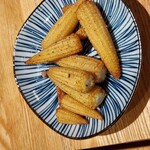 大衆スタンド 神田屋 - ヤングコーン塩味揚げ