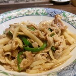 海鮮・鎌倉野菜 まつだ家 - 新竹の子たっぷり！！　青椒肉絲