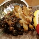 鮨処 竜敏 - あわび バター焼き