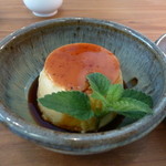 鳥の木珈琲 - お店の方、オススメのプリン♪