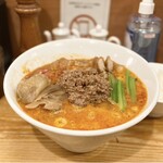 担々麺 ほおずき - 担々麺（大辛＋）＋排骨＋ひき肉