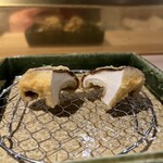 新宿 天麩羅 鮨 きた川 - 大分県産の椎茸