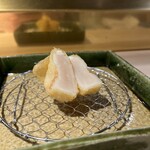 新宿 天麩羅 鮨 きた川 - 北海道産の帆立