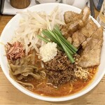 担々麺 ほおずき - スタミナ担々麺（大辛）＋排骨