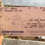 Mohegan Sun Sports Bar - チケットは日本からインターネット予約し、球場外のWill Callで受け取り。