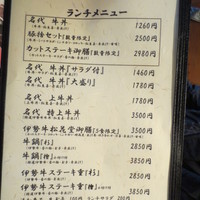 豚捨 KITTE丸の内店 - ランチメニューです。