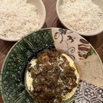 西荻タンドール 5Lab - 【go流サーグ】【バスマティライス】ライスは2つに分けて提供してくれました