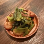 西荻タンドール 5Lab - 【エビと小松菜のアチャール】