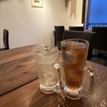 西荻タンドール 5Lab - 左【スパイスサワー】右【ジンジャーエール】