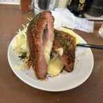 大衆食堂スタンド そのだ 五反田店 - ハムカツINチーズ