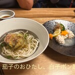 御on - 白子ポン酢は少し頂いた後撮影しました。