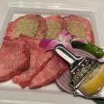 叙々苑 游玄亭 京都 - 上ネギタン塩焼