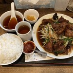 レバニラ定食 kei楽 - 