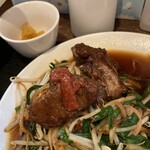 レバニラ定食 kei楽 - 