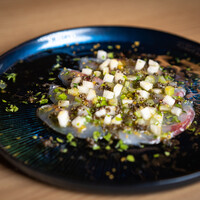 本日の鮮魚の食感カルパッチョ