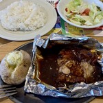 ココス - 濃厚ビーフシチュー包み焼きハンバーグランチ