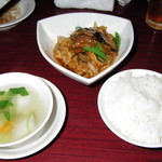 雅秀殿 - お勧め肉ランチ-1000円 (2011.9)