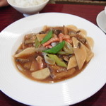 雅秀殿 - お勧め海鮮ランチ-1000円 (2012.4)