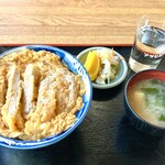 三笠庵 - お味噌汁とお新香付き