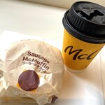 マクドナルド - ドリンク写真:ソーセージマフィンコンビ