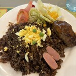 いんでいら - えびめしバーグセット