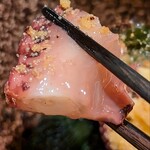 裕の輪 - 糸島もずく　蛸　自家製カラスミ　黄身酢おろし