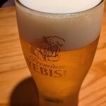 裕の輪 - 生ビール¥715