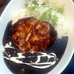 花一食堂 - チーズハンバーグカレー