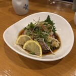 酒と蕎麦後藤 - 牛すじポン酢